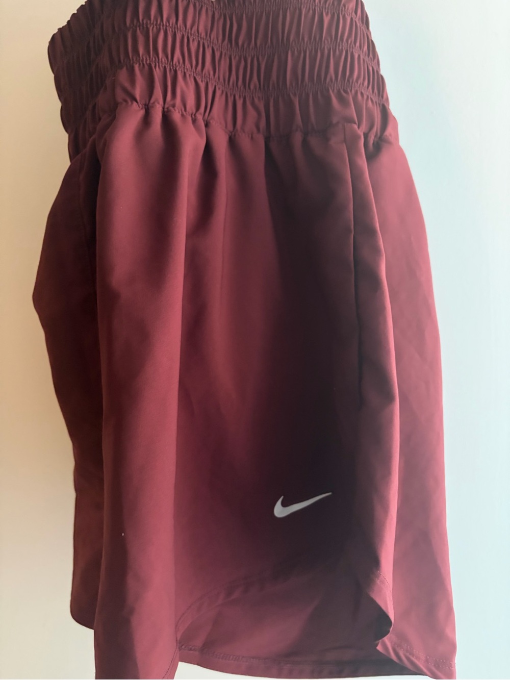 Nike Rust Red Dri-FIT Athletic Skirt with Swoosh